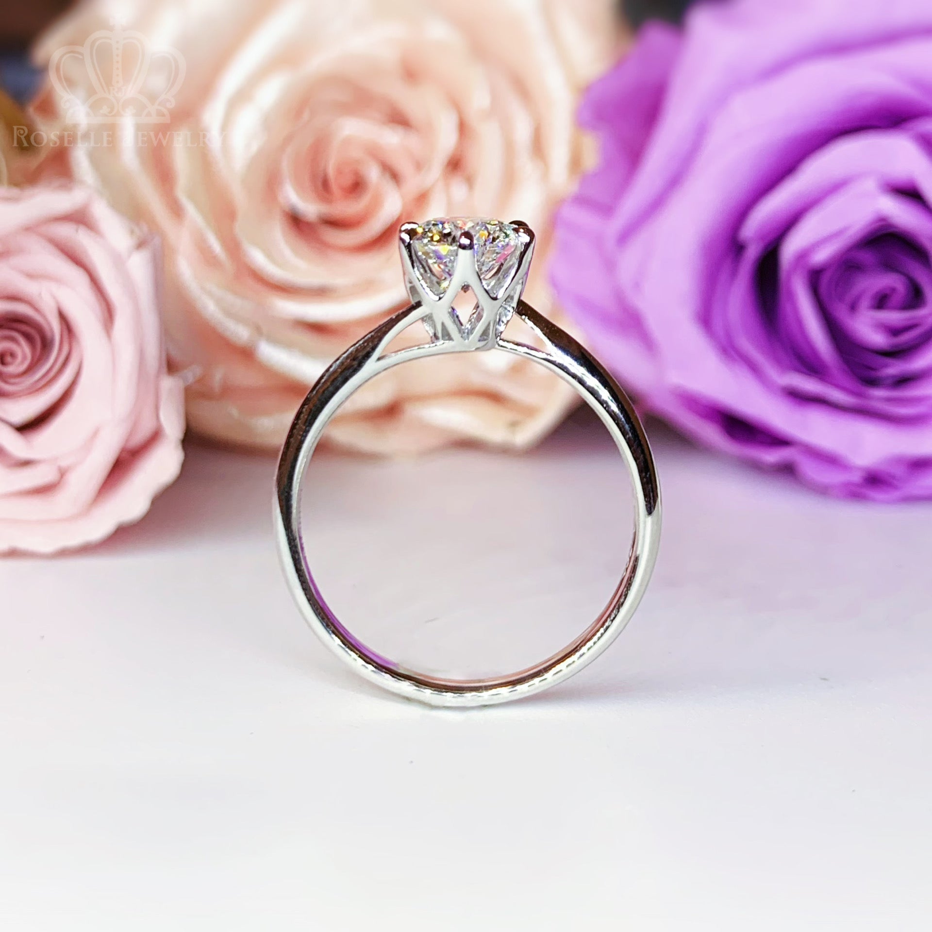 LGR045 - [Setting Only] Twist Solitaire Engagement Ring