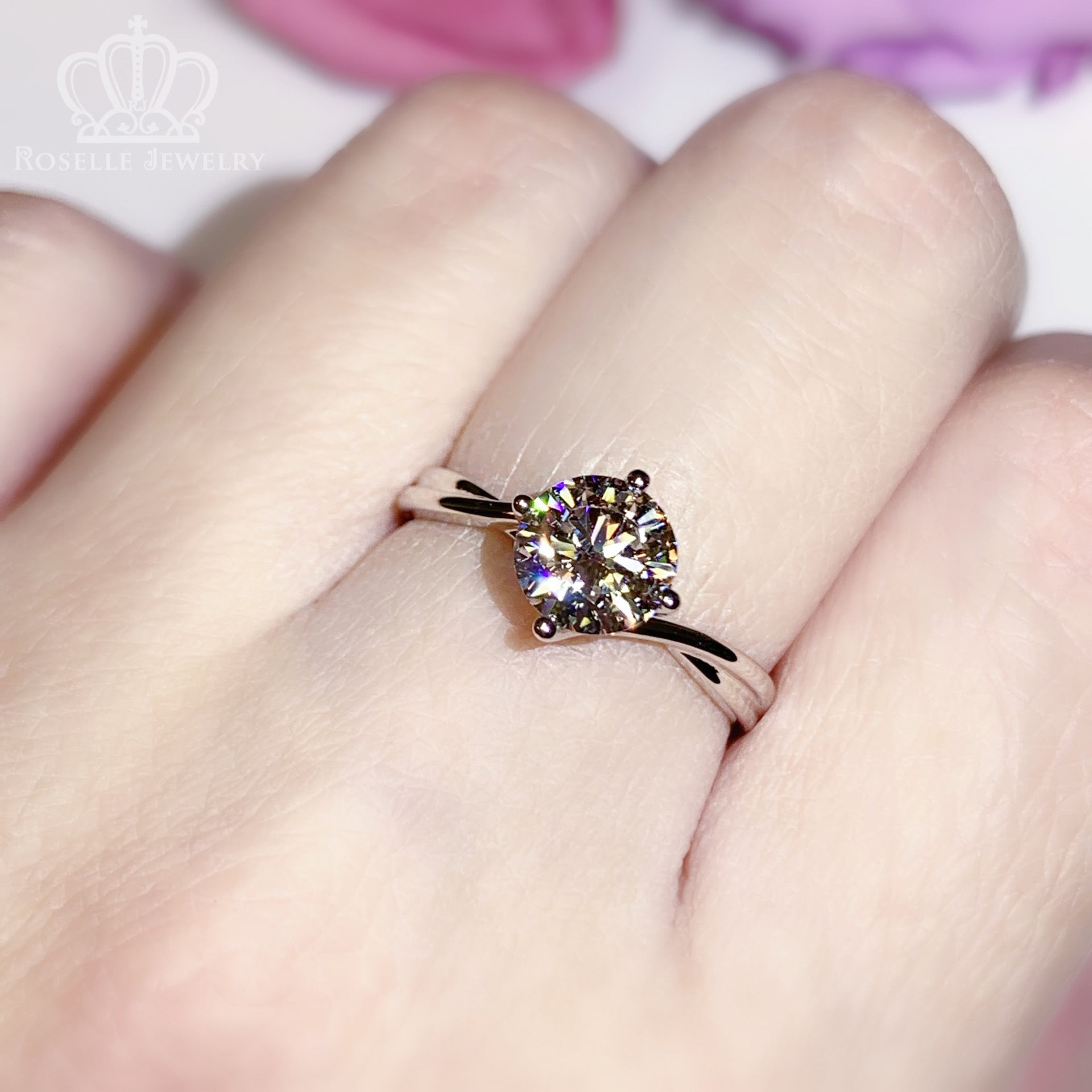 LGR103 - [Setting Only] Twist Solitaire Engagement Ring