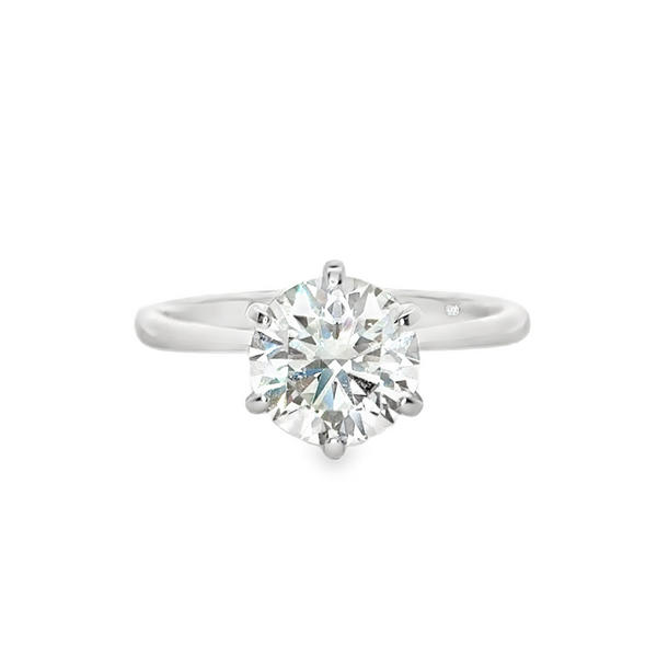 Cincin Pertunangan Solitaire Enam Cakar [Hanya Batu] - KNT2S