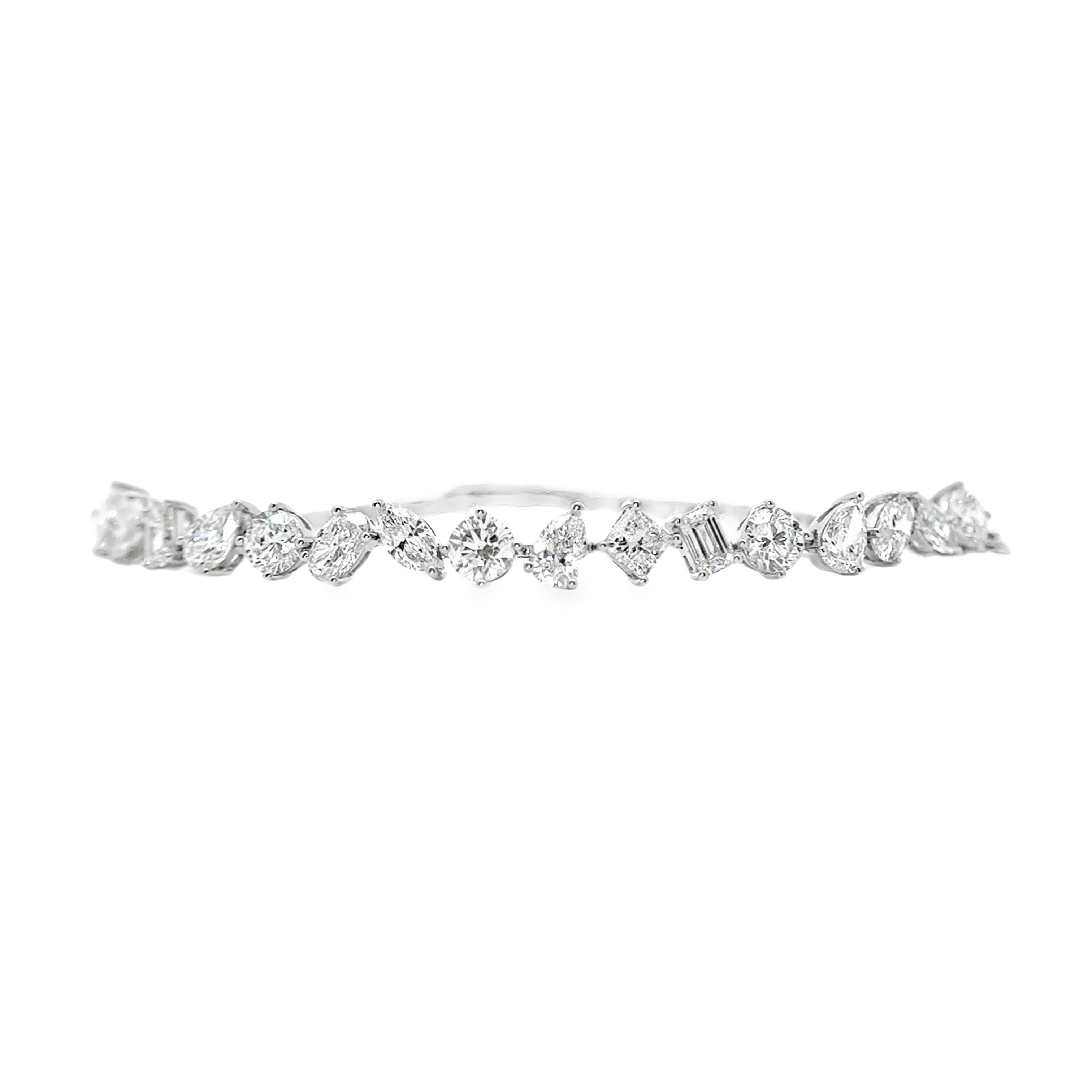 Gelang Berlian Eksperimen 3.38CTW Empat Cakar - LB251
