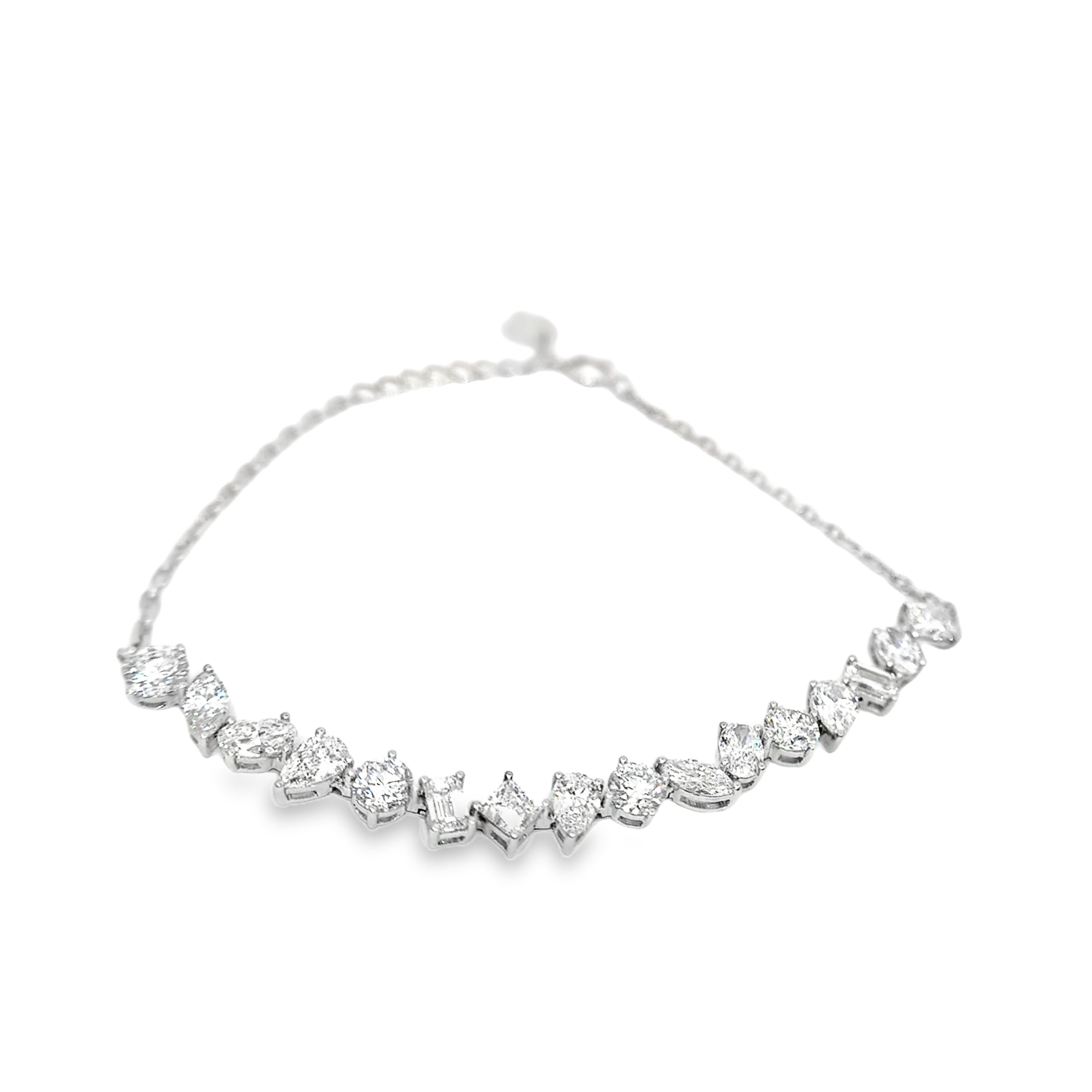 Gelang Berlian Eksperimen 3.38CTW Empat Cakar - LB251
