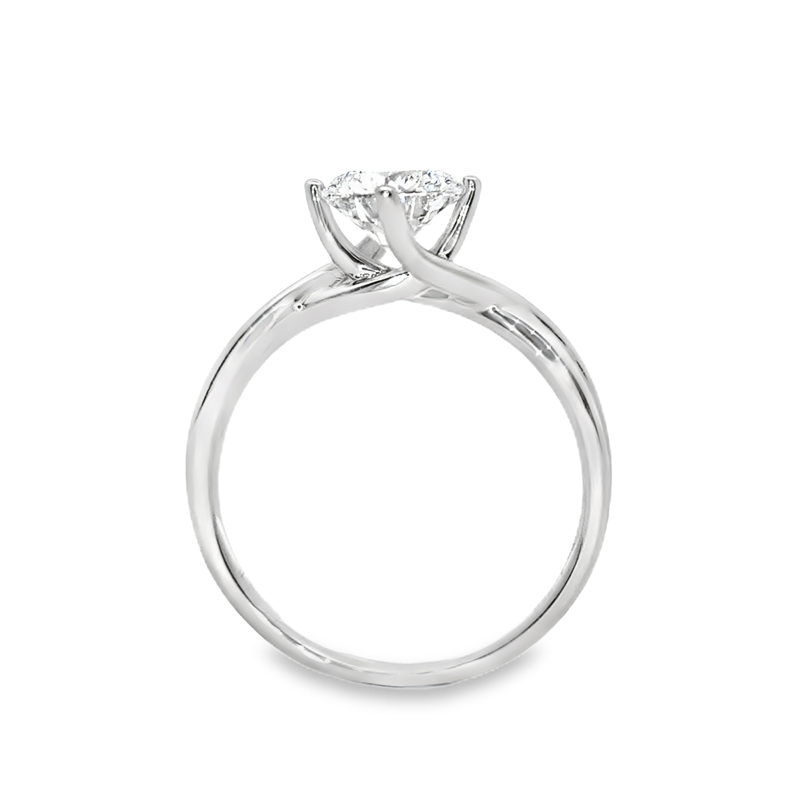 LGR103 - [Setting Only] Twist Solitaire Engagement Ring