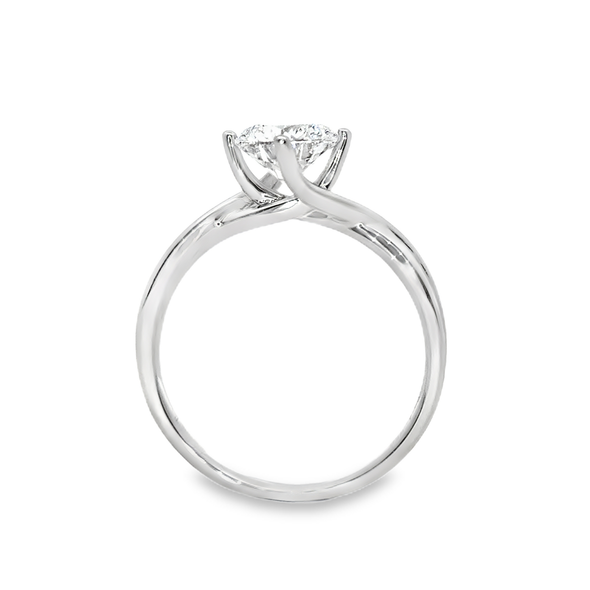 LGR103 - [Setting Only] Twist Solitaire Engagement Ring