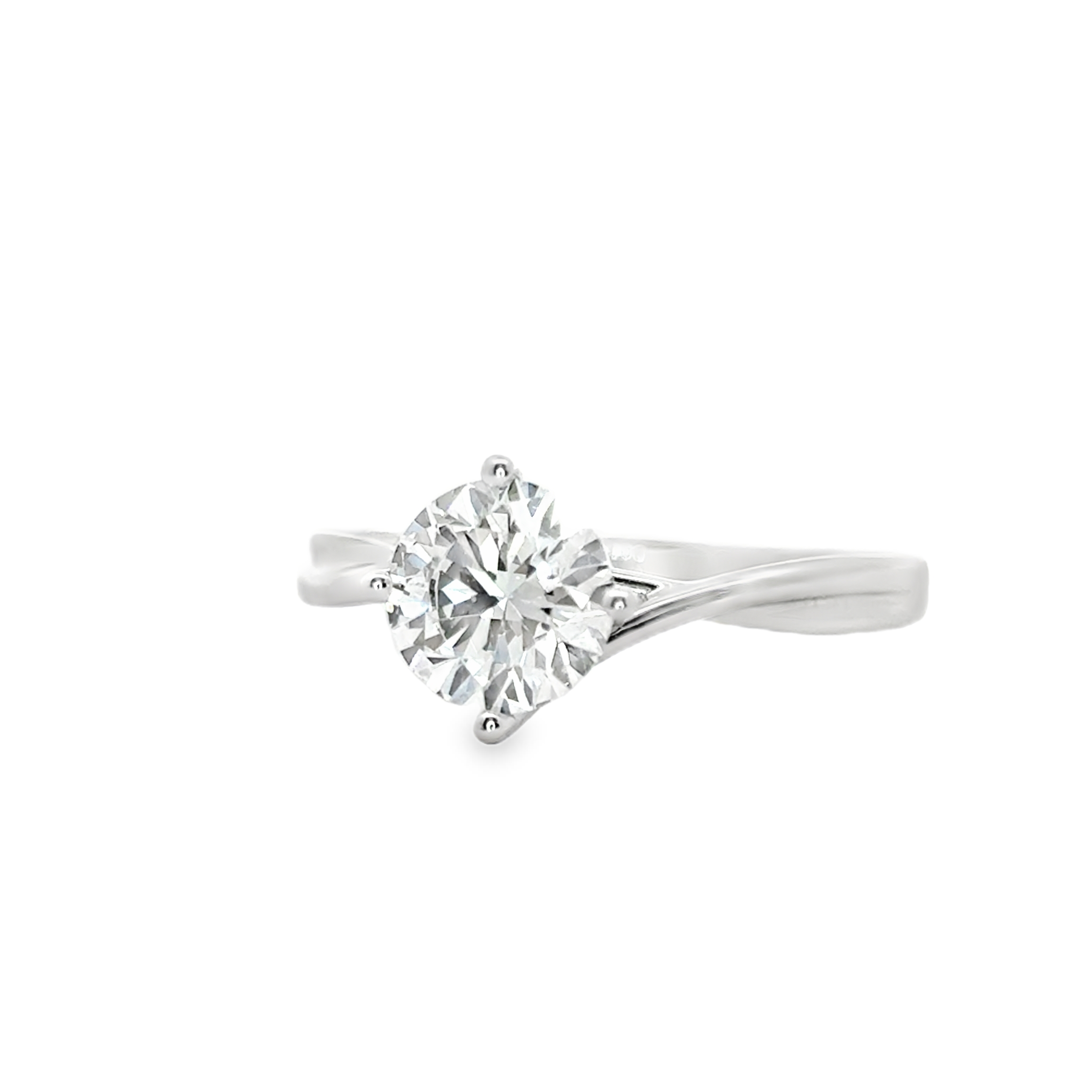 LGR103 - [Setting Only] Twist Solitaire Engagement Ring