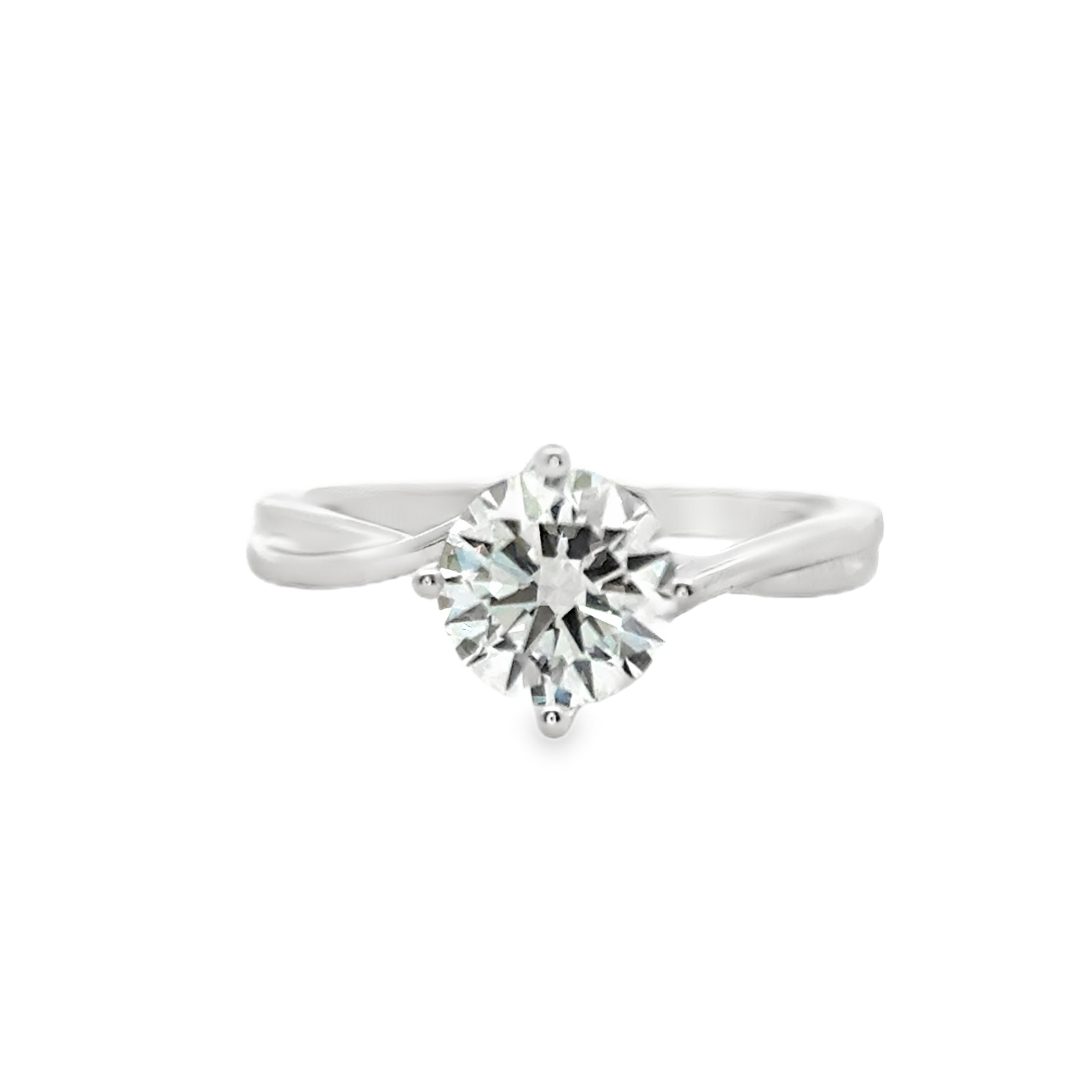 LGR103 - [Setting Only] Twist Solitaire Engagement Ring
