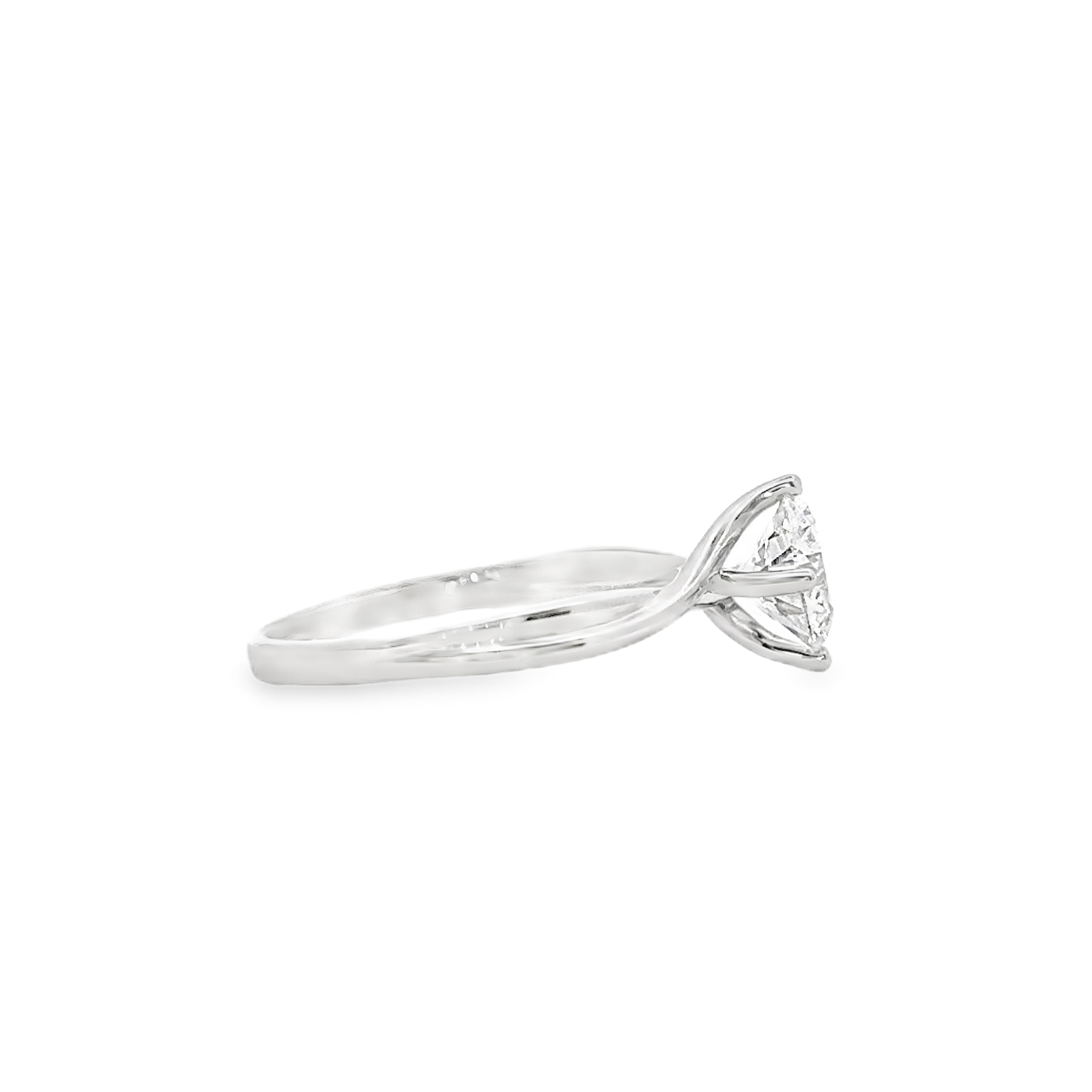 LGR103 - [Setting Only] Twist Solitaire Engagement Ring