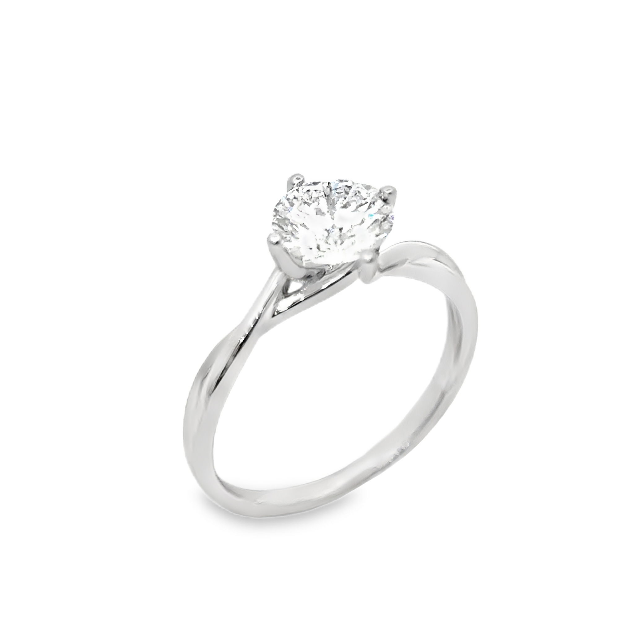 LGR103 - [Setting Only] Twist Solitaire Engagement Ring
