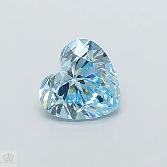 Custom Order Diamond With Sapphire Side Stone Engagement Ring [Setting Only] - EC301 With 1.0 Carat Heart Shape Lab Diamond Roselle Jewelry