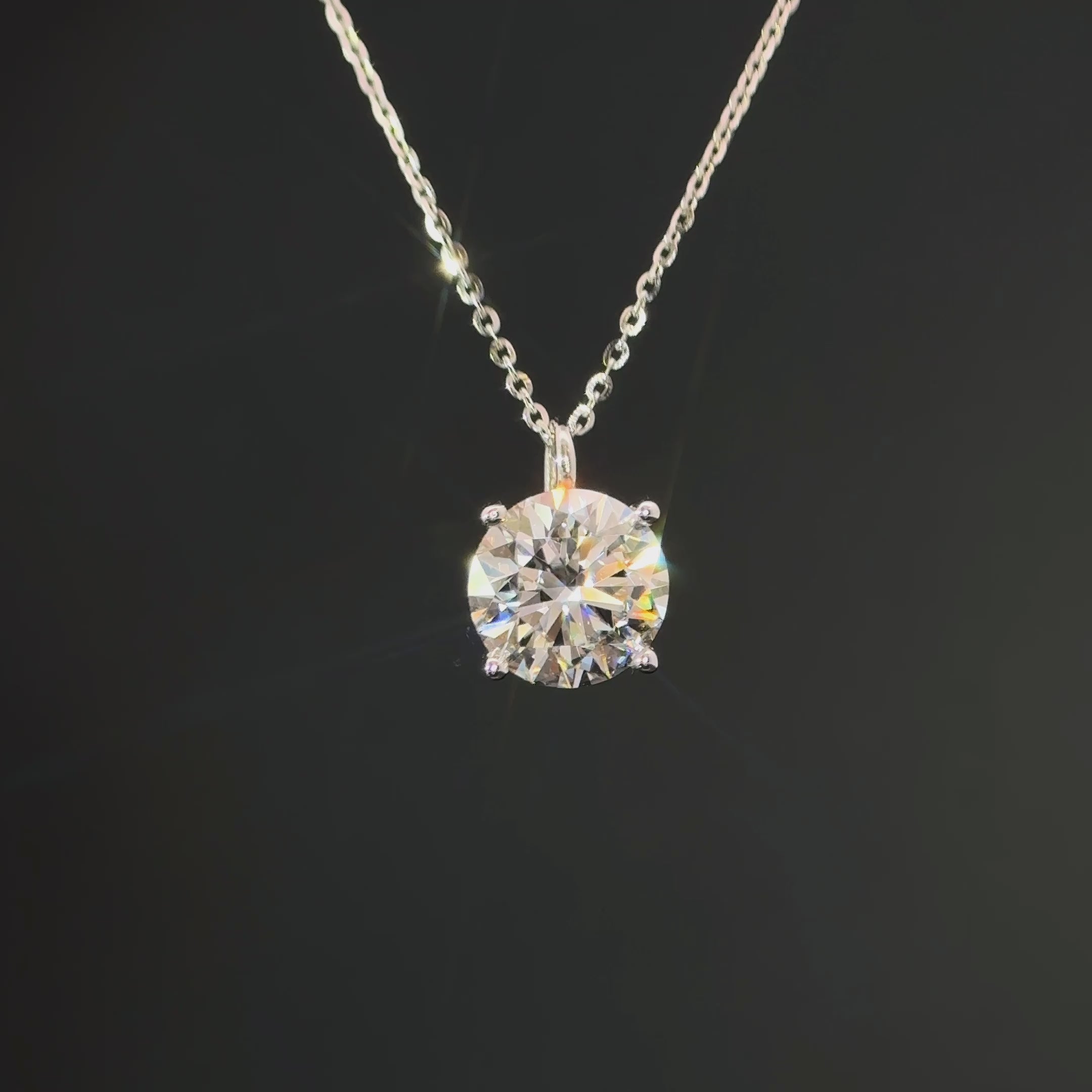2.01CT Loket Kalung Solitaire Empat Cakar - LC101 - LG598335132