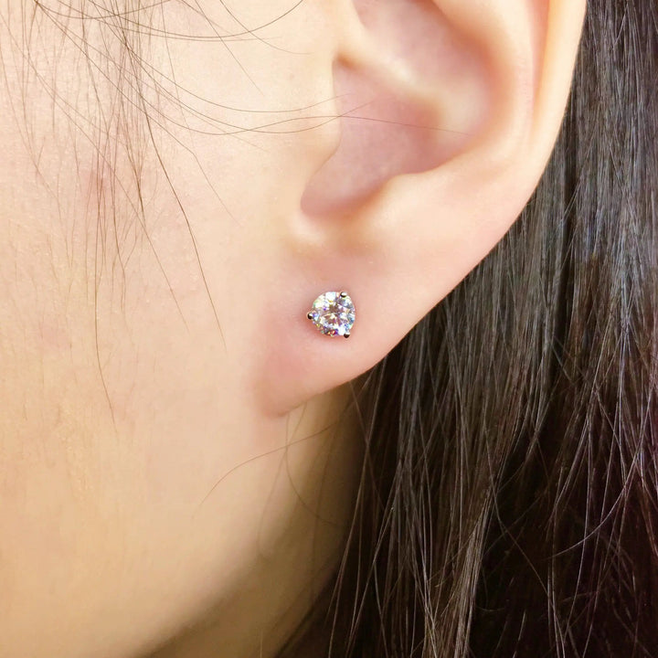 Detachable Floral Stud Earrings - JE2 - Roselle Jewelry