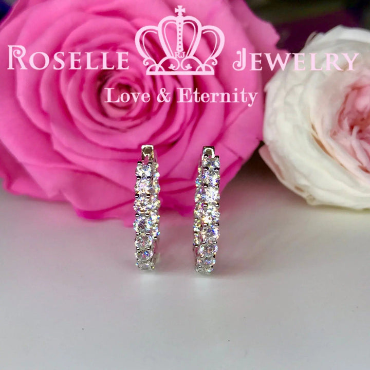 Classic Hoop Earrings - RE4 - Roselle Jewelry