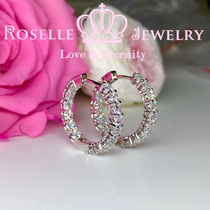 Classic Hoop Earrings - RE4 - Roselle Jewelry