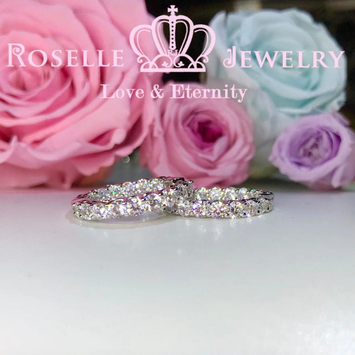 Classic Hoop Earrings - RE4 - Roselle Jewelry