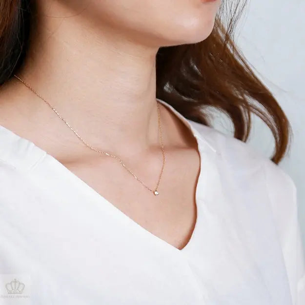 0.10CT Nautre Diamond Ivy Necklace - CN001 - Roselle Jewelry